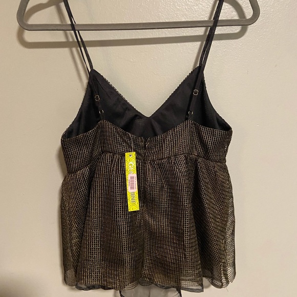 Gianni Bini gold/black tank. Medium NWT - Picture 4 of 4